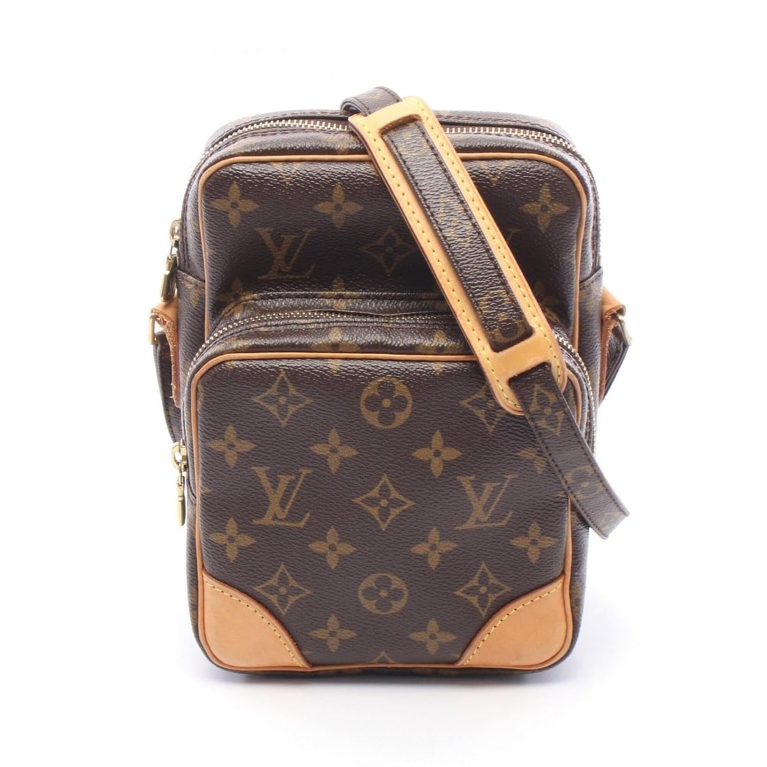 Louis Vuitton Amazon Monogram Shoulder Bag/Handbag, Coated Canvas and Leather, Women's, Brown, (1 of 20)
