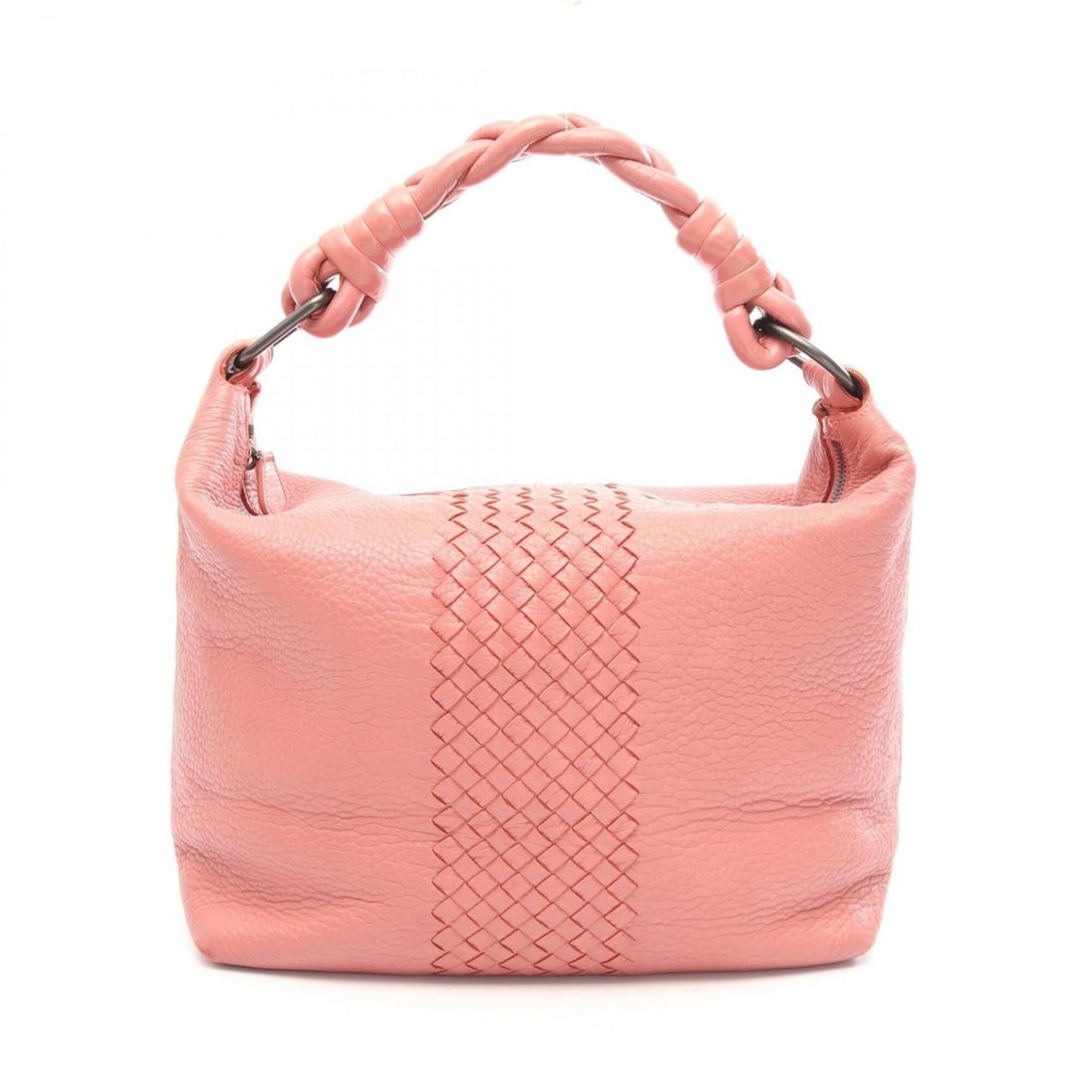 Bottega Veneta Intrecciato Shoulder Bag/Handbag, Leather, Women's, Pink, 179331 (1 of 10)