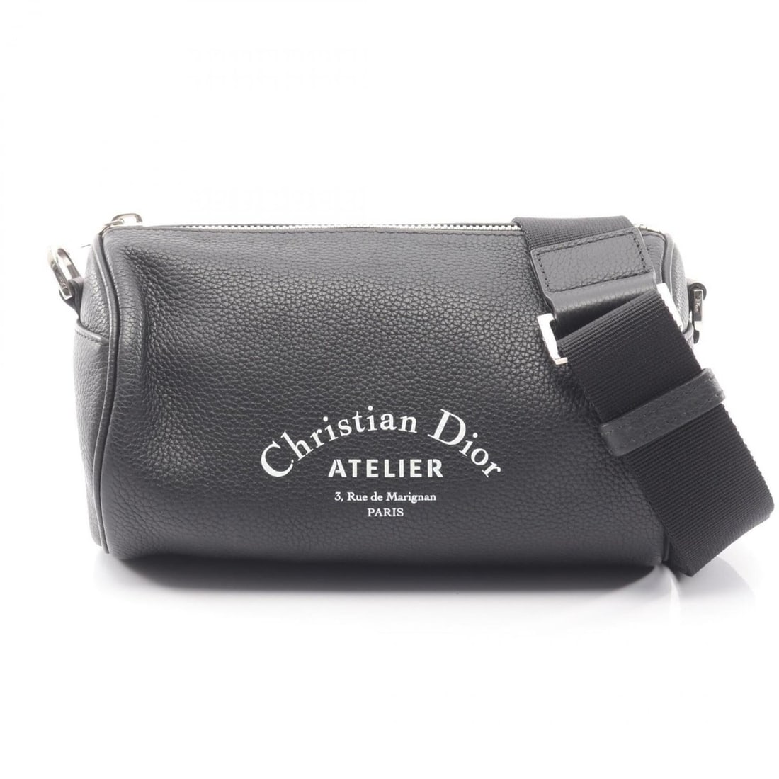 Christian Dior Dior Atelier Roller Shoulder Bag/Handbag, Leather, Men's/Women's, Black, (1 of 10)