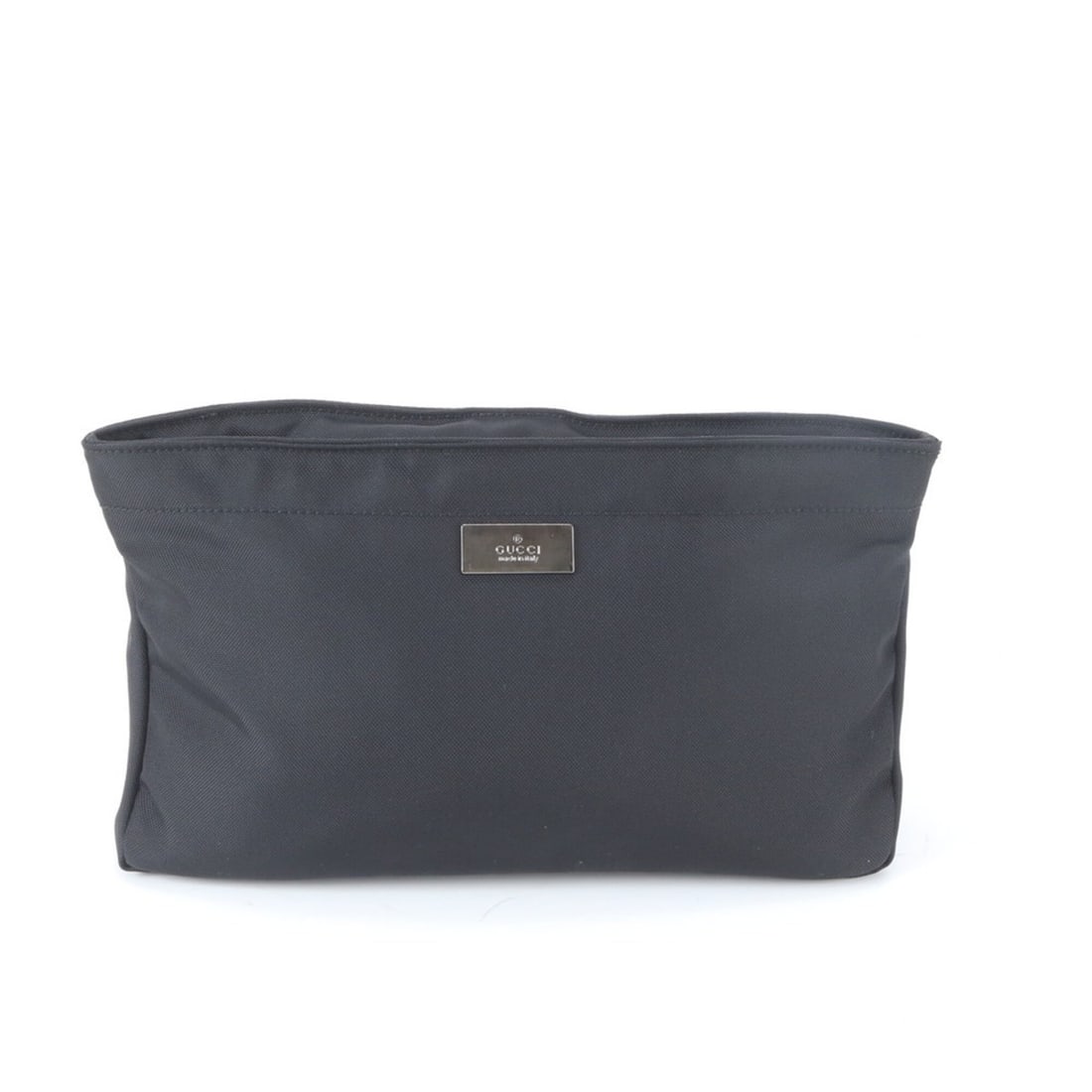 Gucci Leather Second Bag Clutch Handbag Pouch with Control Card, Black, Men's: --- Catalog ---Category: SizeSize (HxWxD): 16cm x 27cm x 8cm / 6.29'' x 10.62'' x 3.14''Category: DesignType: HandbagColor: BlackGender: MenMaterial: Leather , Nylon Category: GeneralBrand: GucciCount
