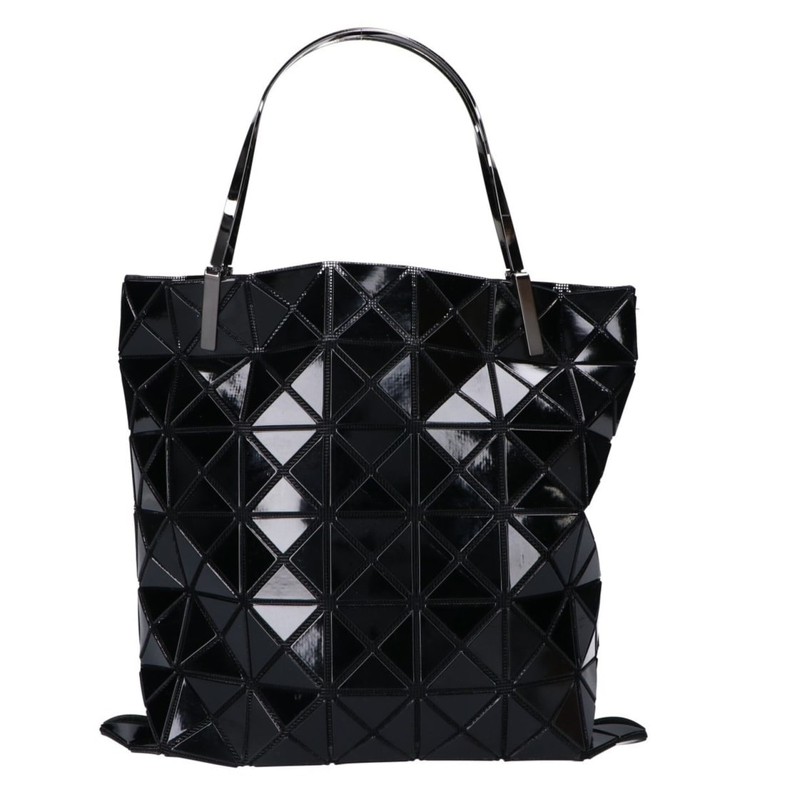 Bao Bao Issey Miyake BAO ISSEY MIYAKE BB03-AG531 Lucent 7x7 Metal Handle Handbag Black Women's (1 of 9)