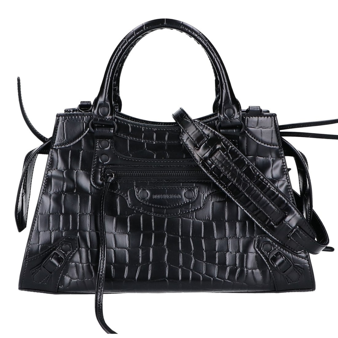 BALENCIAGA (Balenciaga) Excellent Condition 638521 Embossed Leather Neo Classic City Small 2-Way: --- Catalog ---Category: SizeSize (HxWxD): 19.5cm x 33cm x 14cm / 7.67'' x 12.99'' x 5.51''Category: DesignType: Handbag, Shoulder bagColor: BlackGender: WomenMaterial: Leather Category: GeneralBrand: