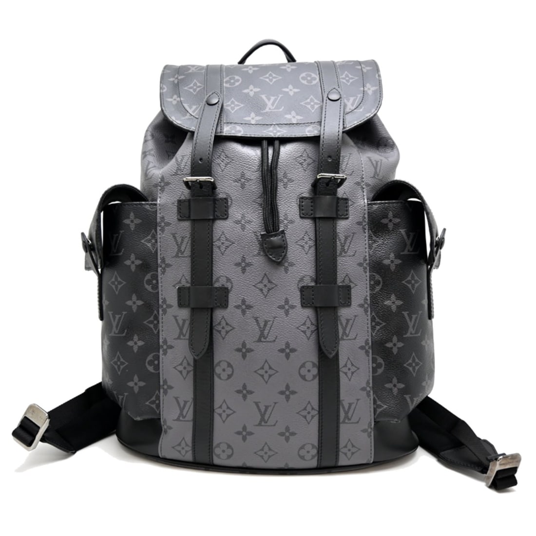 Louis Vuitton Eclipse Reverse Christopher PM Women's/Men's Backpack/Daypack M46331 Leather Gray: --- Catalog ---Category: SizeSize (HxWxD): 43cm x 33cm x 12cm / 16.92'' x 12.99'' x 4.72''Category: DesignType: BackpackColor: GrayGender: Men,WomenMaterial: Leather Category: GeneralMPN: M46331Brand: