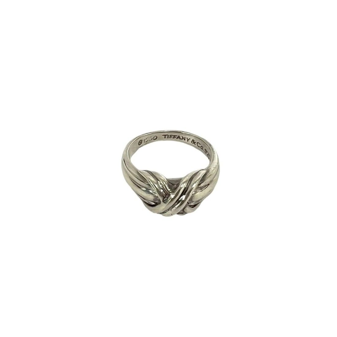 TIFFANY&Co. Tiffany Signature Ring, Sterling Silver 925, Accessory, Silver, 08682: --- Catalog ---Category: SizeJP Size: 8US Size: 4.5Category: DesignType: Band ringColor: SilverGender: WomenMaterial: Silver 925Category: GeneralBrand: Tiffany--- Item List ---Section: ConditionRankin