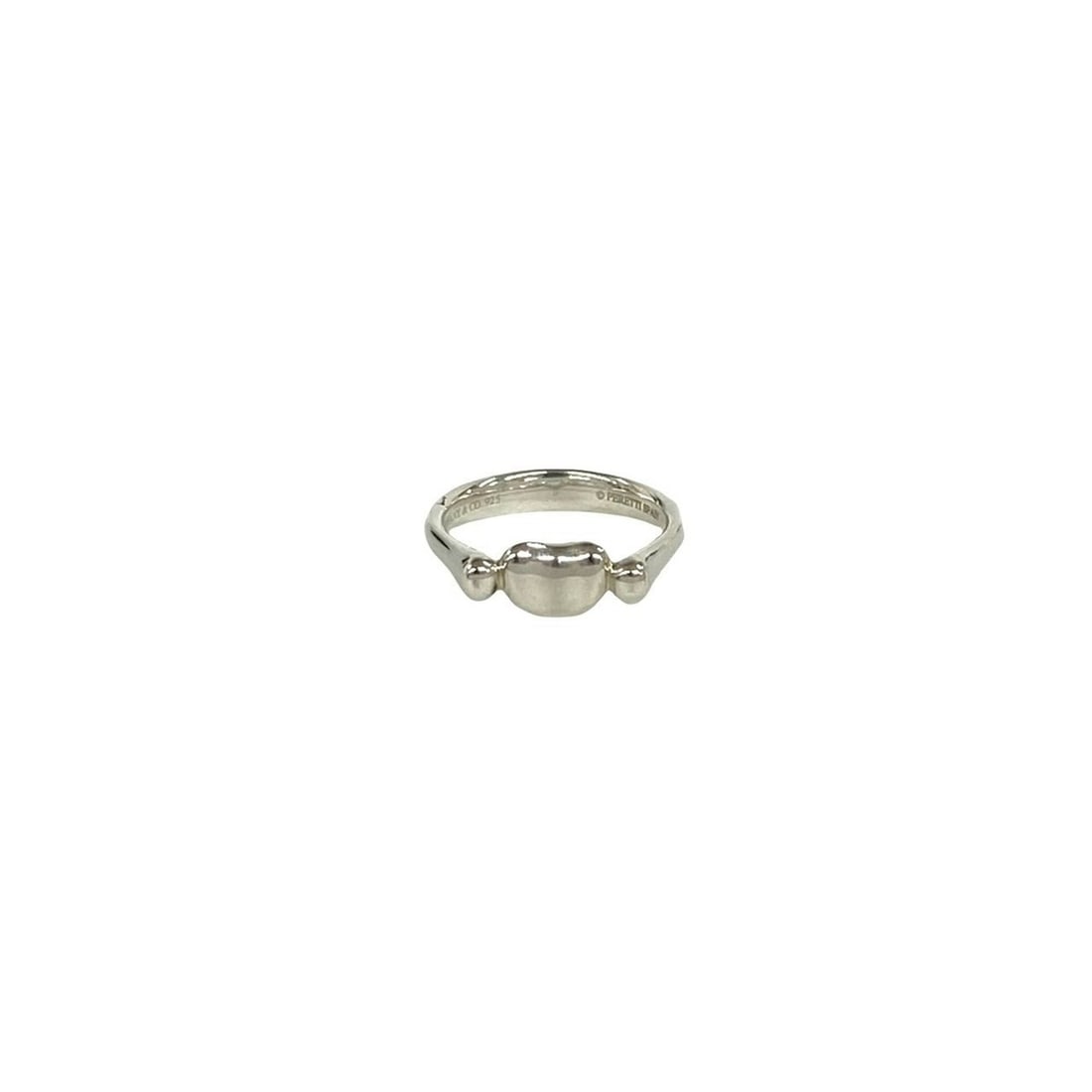 TIFFANY&Co. Tiffany Bean Ring, Sterling Silver 925, Accessory, b0086: --- Catalog ---Category: SizeJP Size: 12US Size: 6.5Category: DesignType: Band ringColor: SilverGender: WomenMaterial: Silver 925Category: GeneralBrand: Tiffany--- Item List ---Section: ConditionRanki