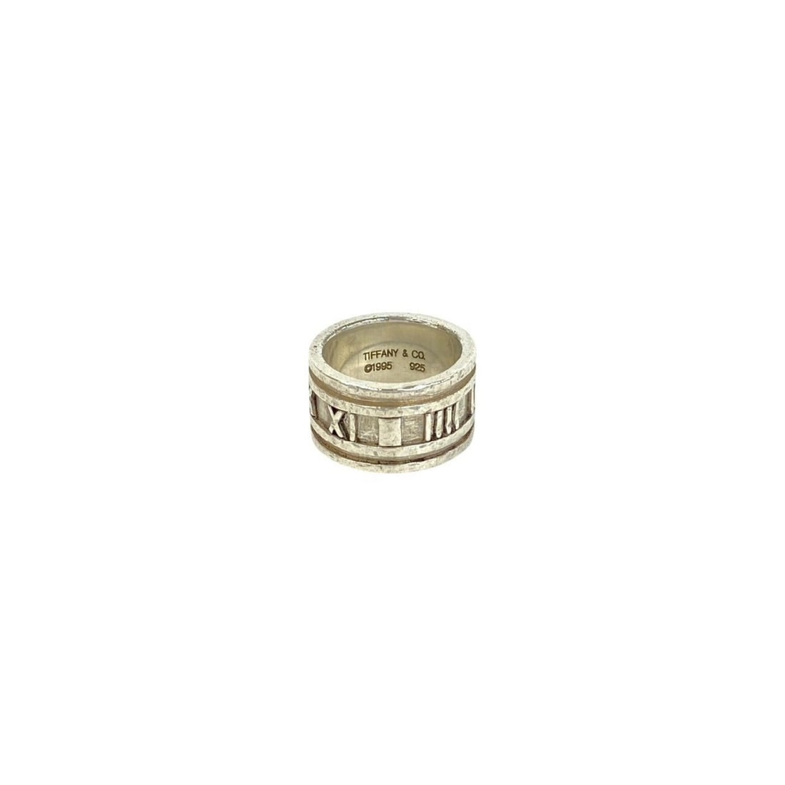 TIFFANY&Co. Tiffany Vintage Atlas Wide Ring, Sterling Silver 925, Item Number 88703: --- Catalog ---Category: SizeJP Size: 10US Size: 5.5Category: DesignType: Band ringColor: SilverGender: WomenMaterial: Silver 925Category: GeneralBrand: Tiffany--- Item List ---Section: ConditionRanki