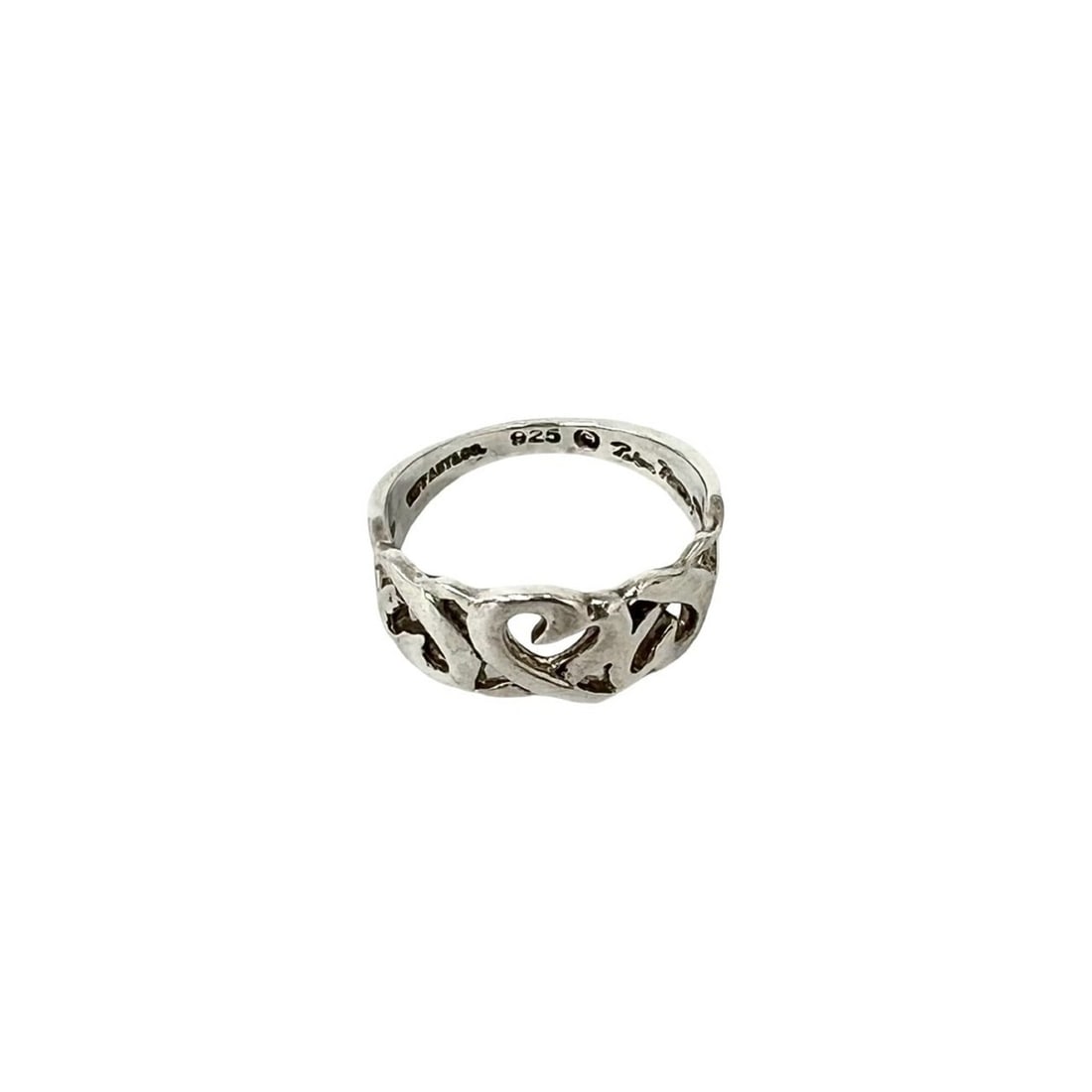 TIFFANY&Co. Tiffany Vintage Loving Heart Ring, Sterling Silver 925, Accessory, Silver, Item No. (1 of 8)
