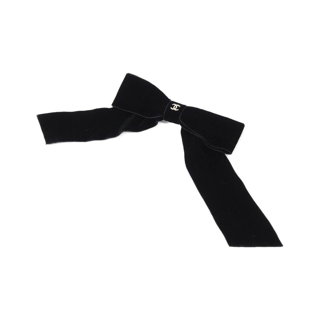 Chanel AA8557 Barrette: --- Catalog ---Category: SizeSize (LxW): 19cm x 18cm / 7.48'' x 7.08''Category: DesignType: BarretteColor: BlackGender: WomenMaterial: VelvetCategory: GeneralMPN: AA8557Brand: Chanel--- Item List