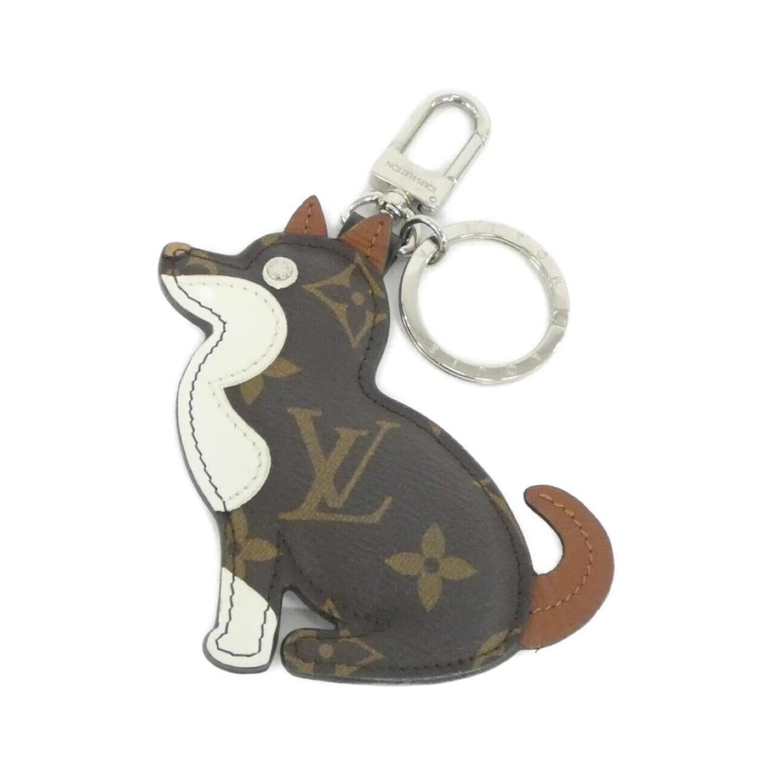 Louis Vuitton Monogram Porte Clés Animal Dog MP1995 Keyring: --- Catalog ---Category: DesignType: KeyringColor: Marron, SilverGender: Women,MenCategory: GeneralMPN: MP1995Brand: Louis Vuitton--- Item List ---Section: ConditionRanking: Rank A Used - A few