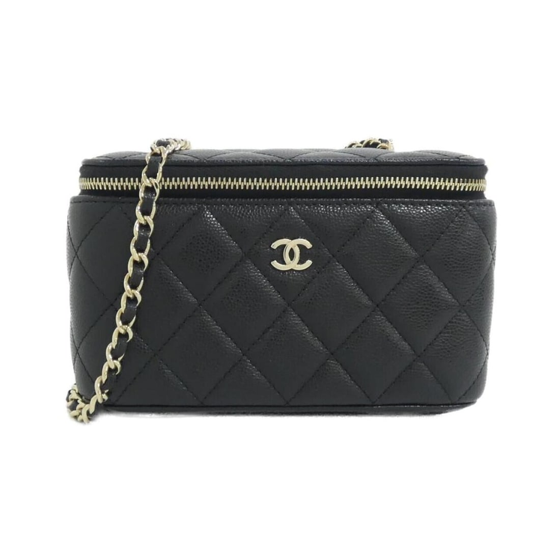 Chanel Timeless Classic Line AP1341 Shoulder Bag: --- Catalog ---Category: SizeSize (HxWxD): 10cm x 16cm x 8cm / 3.93'' x 6.29'' x 3.14''Category: DesignType: Shoulder bagColor: BlackGender: WomenMaterial: Grained Calfskin Category: GeneralMPN: AP134