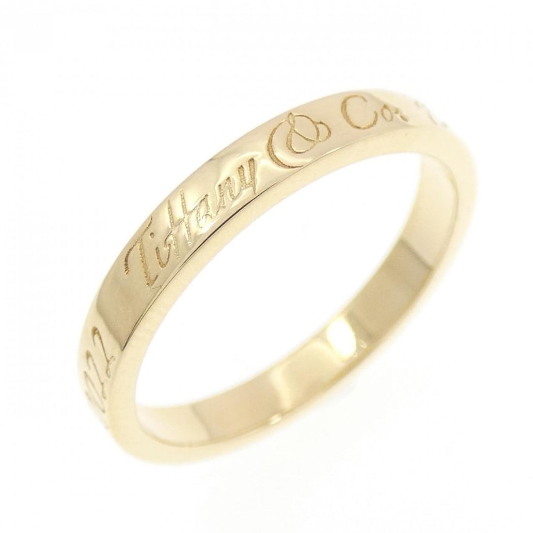 Tiffany Notes Narrow Ring: --- Catalog ---Category: SizeJP Size: 7.5US Size: 4Category: DesignType: Band ringGender: WomenMaterial: Yellow gold (18K)Category: GeneralMPN: 399968Brand: Tiffany--- Item List ---Section: