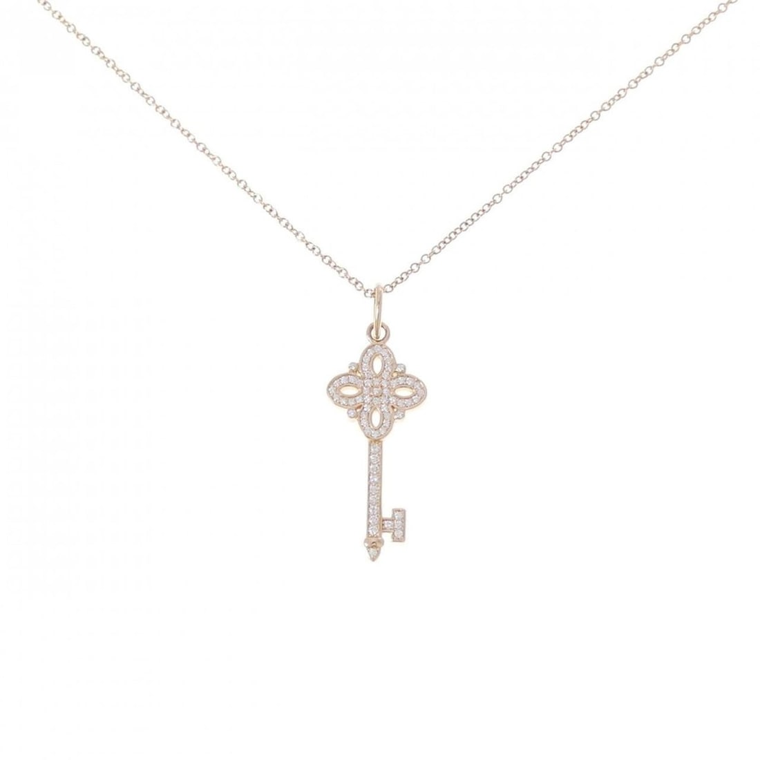 Tiffany Victoria Key Necklace: --- Catalog ---Category: SizePendant Size: 29.7mm x 10.5mm / 1.16'' x 0.41''Neck Circumference: 41 cm / 16.14''Category: DesignGender: WomenMaterial: Pink gold (18K)Necklace Type: NecklaceCategory: