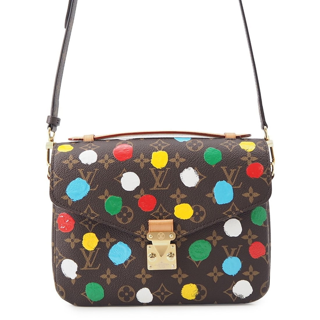 Louis Vuitton handbag Monogram Painted Dot LV × YK Pochette Metis MM M46384 2-way Yayoi Kusama: --- Catalog ---Category: SizeWeight: 650g / 1.43lb.Size (HxWxD): 19cm x 24cm x 6cm / 7.48'' x 9.44'' x 2.36''Strap Length: 101cm - 117cm / 39.76'' - 46.06''Category: DesignType: Handbag,
