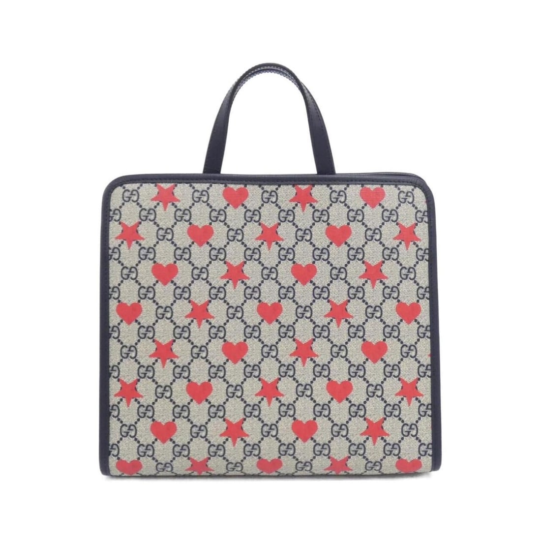 Gucci Children's 605614 FAD5I Handbag: --- Catalog ---Category: SizeSize (HxWxD): 25cm x 28.5cm x 10cm / 9.84'' x 11.22'' x 3.93''Category: DesignType: HandbagColor: Beige, Blue, Dark blueGender: Women,MenMaterial: GG Supreme , Canvas