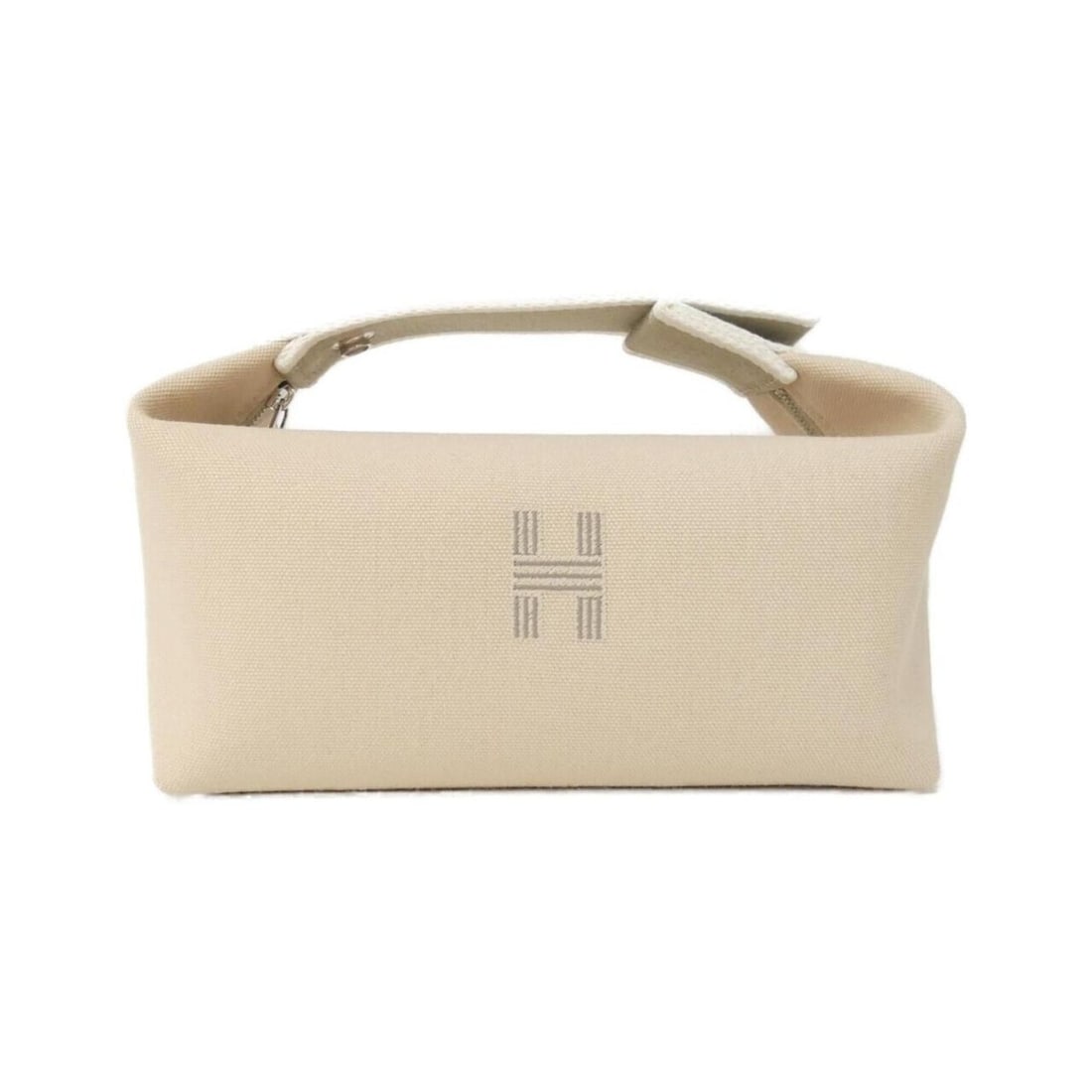 Hermes Bride à Black PM 103222M Handbag Pouch: --- Catalog ---Category: SizeSize (HxWxD): 11.5cm x 20.5cm x 12cm / 4.52'' x 8.07'' x 4.72''Category: DesignType: PouchColor: NaturalGender: Women,MenMaterial: Canvas Category: GeneralBrand: