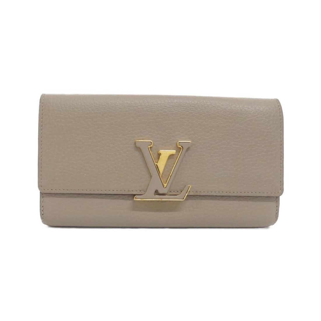 Louis Vuitton Taurillon Portefeuille Capucines M61249 Wallet: --- Catalog ---Category: SizeSize (HxWxD): 11cm x 20cm x 3cm / 4.33'' x 7.87'' x 1.18''Category: DesignType: Long wallet (bi-fold)Color: GalleGender: WomenMaterial: Leather Category: GeneralBrand: