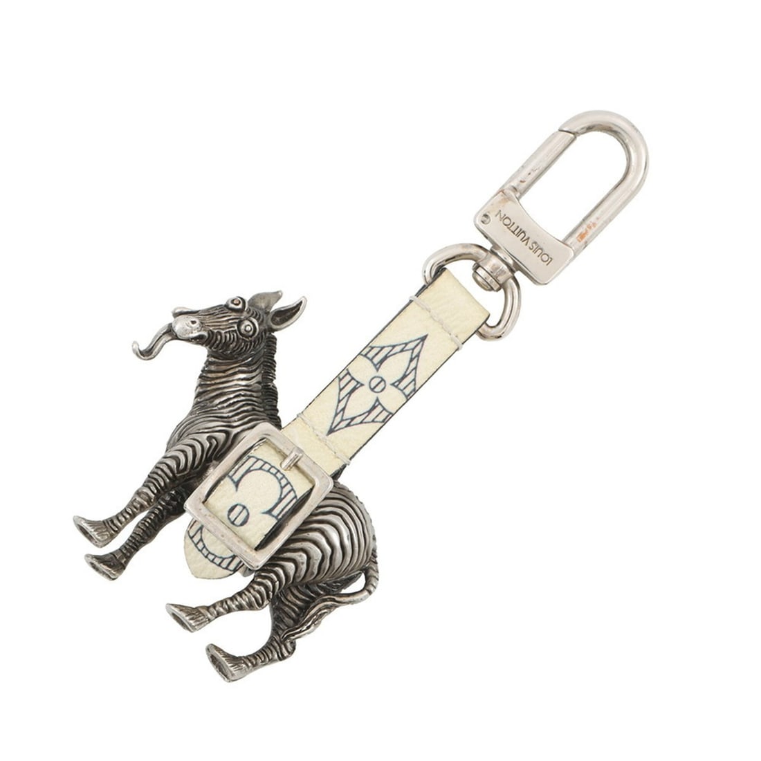 Louis Vuitton accessory bag charm Monogram Chapman Zebra LOUIS VUITTON: --- Catalog ---Category: SizeSize (HxWxD): 11.50mm x 6.00mm / 0.45'' x 0.24''Category: DesignType: Handbag charmGender: WomenCategory: GeneralLine: MonogramBrand: Louis VuittonCountry of Origin:
