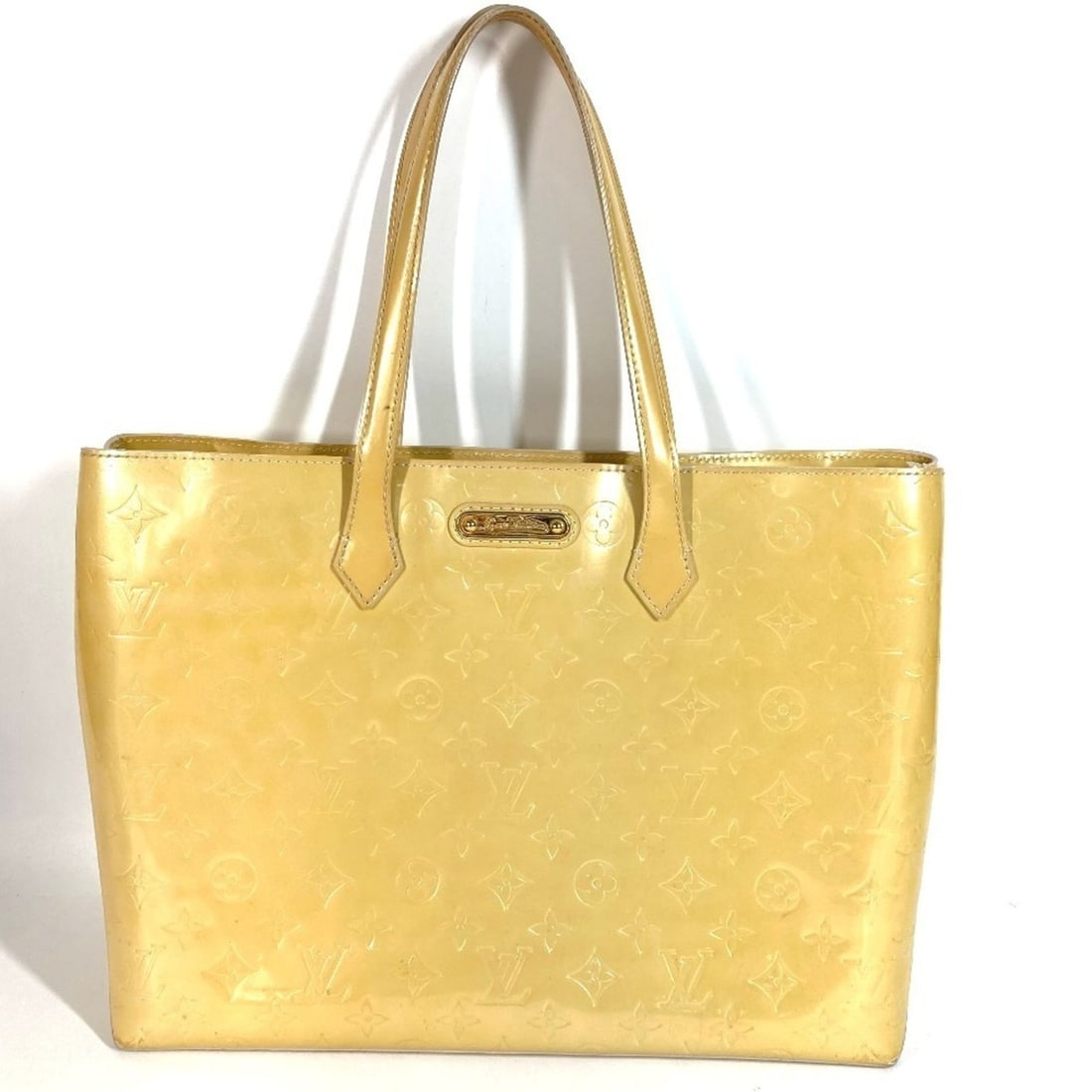 LOUIS VUITTON M91441 Monogram Vernis Wilshire MM Handbag, Shoulder Bag, Tote Canvas, Women's, (1 of 17)