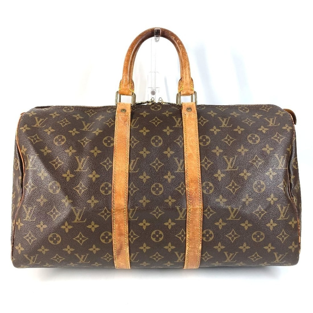 LOUIS VUITTON M41428 Monogram Keepall 45 Bag, Travel Handbag, Boston Canvas, Men's, Women's, Brown: --- Catalog ---Category: SizeSize (HxWxD): 25cm x 45.5cm x 20cm / 9.84'' x 17.91'' x 7.87''Category: DesignType: Boston bag, HandbagColor: BrownGender: Men,WomenMaterial: Monogram Category: GeneralMPN