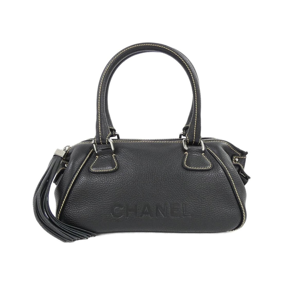 Chanel 22386 Shoulder Bag: --- Catalog ---Category: SizeSize (HxWxD): 16cm x 28cm x 14cm / 6.29'' x 11.02'' x 5.51''Category: DesignType: Shoulder bagColor: Beige, BlackGender: WomenMaterial: Leather Category: GeneralMPN: