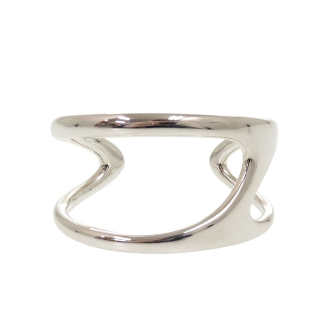 Excellent condition Hermes Chaine d'Ancre Punk #14 Sterling Silver 925 Bangle Bracelet 1182HERMES: --- Catalog ---Category: SizeLength: 14.5cm / 5.7''Category: DesignType: BangleColor: SilverGender: WomenMaterial: Silver 925Category: GeneralBrand: HermesCountry of Origin: France--- Item List ---Sec