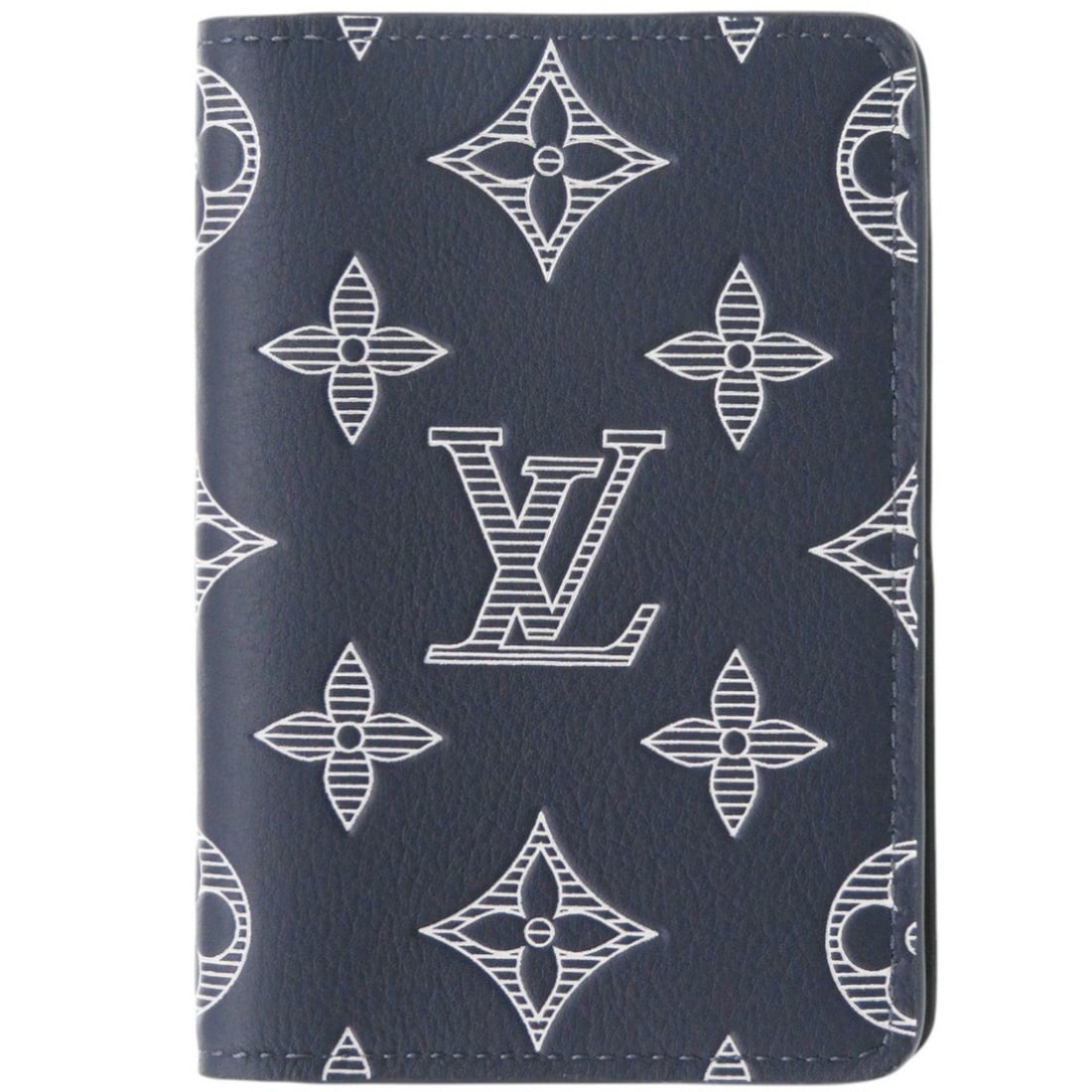 Unused Louis Vuitton Organizer de Poche Monogram Shadow M83378 IC Blue Marine Business Card: --- Catalog ---Category: DesignType: Card caseColor: Navy BlueGender: MenMaterial: Monogram Shadow , Leather Category: GeneralMPN: M83378Brand: Louis VuittonCountry of Origin: FranceCategory: Physical