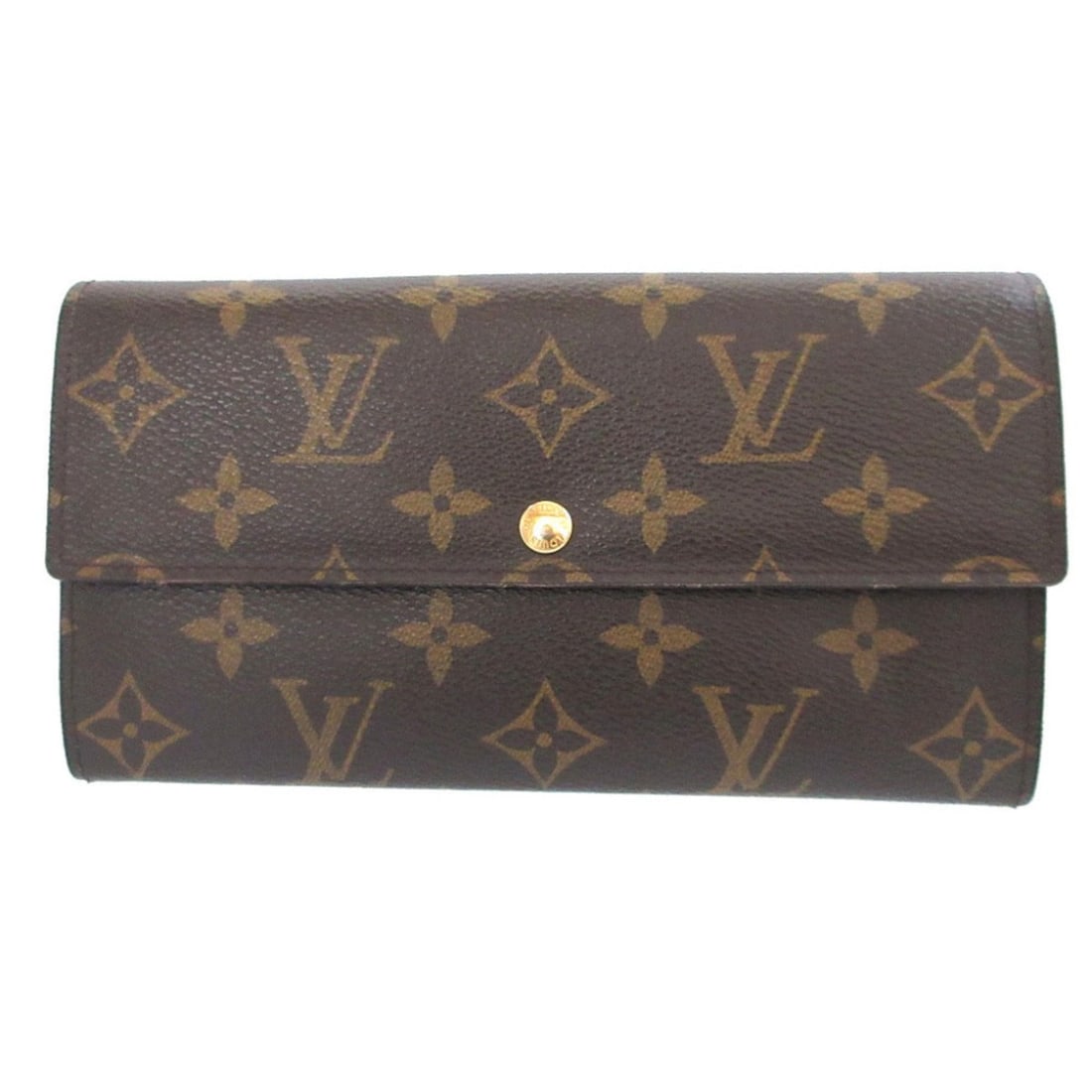 Louis Vuitton Monogram Portefeuille Sarah M61734 Bi-fold Long Wallet 0861LOUIS VUITTON (1 of 15)