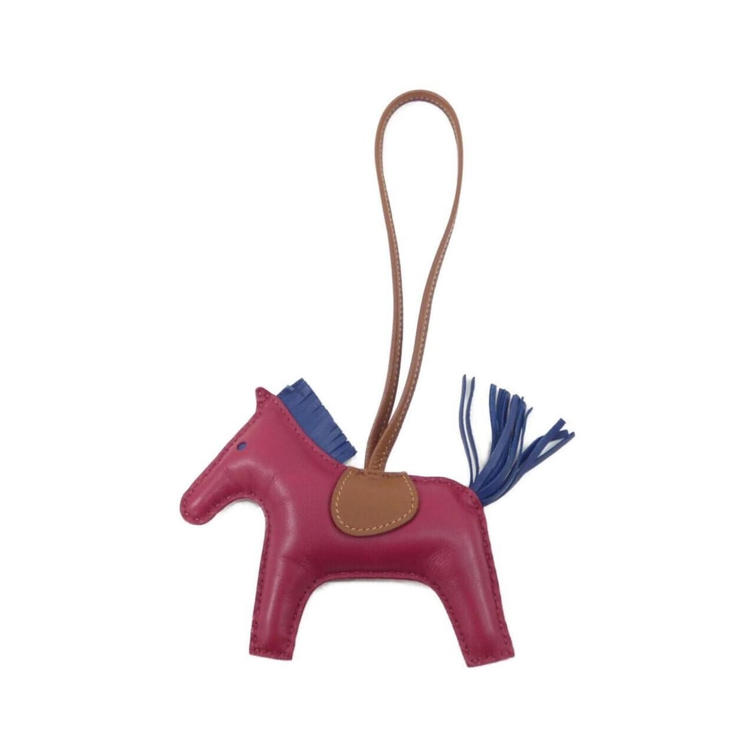 Hermes Rodeo Accessory Bag Charm MM 064930CA: --- Catalog ---Category: SizeChain Length: 340.00mm / 13.39''Stone Size (HxW): 130.00mm x 110.00mm / 5.12'' x 4.33''Category: DesignType: Handbag charmColor: Red colorGender: Women,MenMaterial:
