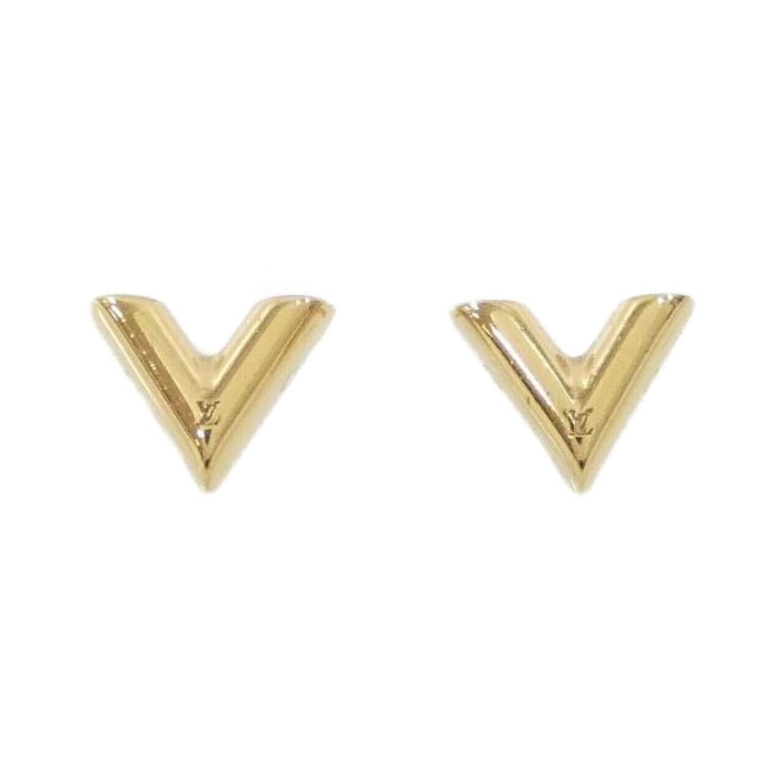 Louis Vuitton Essential V Earrings M68153: --- Catalog ---Category: SizeStone Size (HxW): 8.00mm x 10.00mm / 0.31'' x 0.39''Category: DesignColor: GoldGender: WomenCategory: GeneralMPN: M68153Brand: Louis Vuitton--- Item List ---Section: