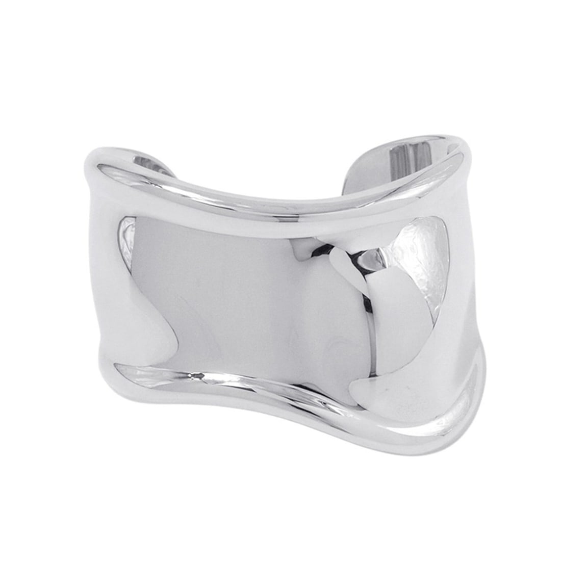 Tiffany & Co. Elsa Peretti Small Bone Cuff Bracelet, Small, SV925 Silver, Left Hand.: --- Catalog ---Category: SizeLength: 14cm / 5.51''Category: DesignType: Charm braceletColor: SilverGender: WomenMaterial: Silver 925Category: GeneralMPN: 69860311Brand: TiffanyCountry of Origin: Italy