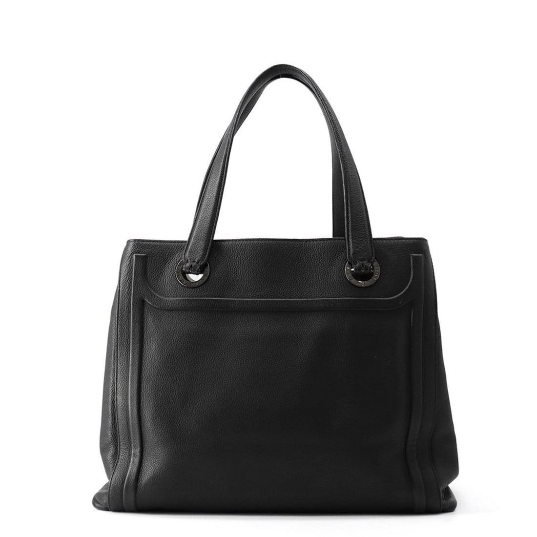 Bulgari Tote Bag, Leather, BVLGARI Black, Handbag, Women's,: --- Catalog ---Category: SizeSize (HxWxD): 29cm x 36cm x 16.5cm / 11.41'' x 14.17'' x 6.49''Category: DesignType: Handbag, Tote bagColor: BlackGender: WomenMaterial: Leather Category: GeneralBrand: