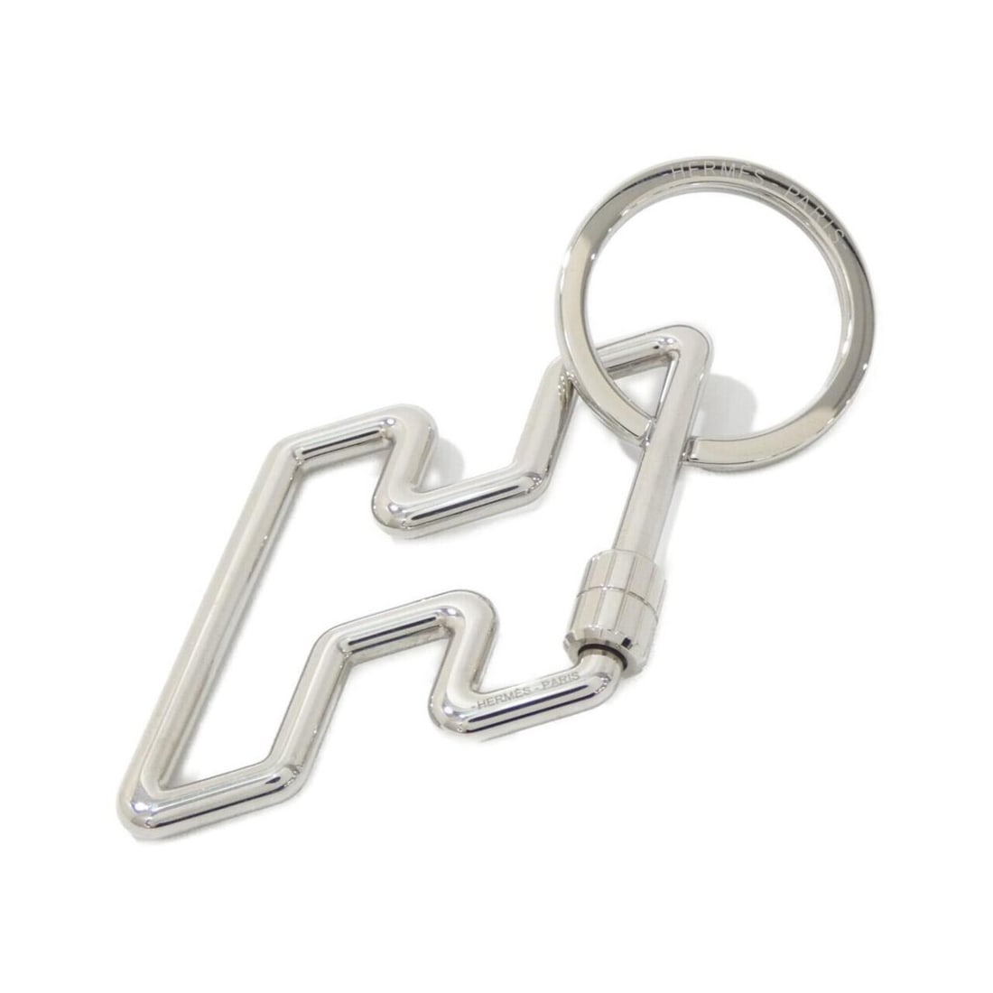 Hermes H to Speed 077245FJ Keyring: --- Catalog ---Category: SizeChain/Strap Length: 7cm / 2.75''Category: DesignType: KeyringColor: SilverGender: Women,MenMaterial: Stainless steelCategory: GeneralMPN: 077245FJBrand: Hermes--- Item