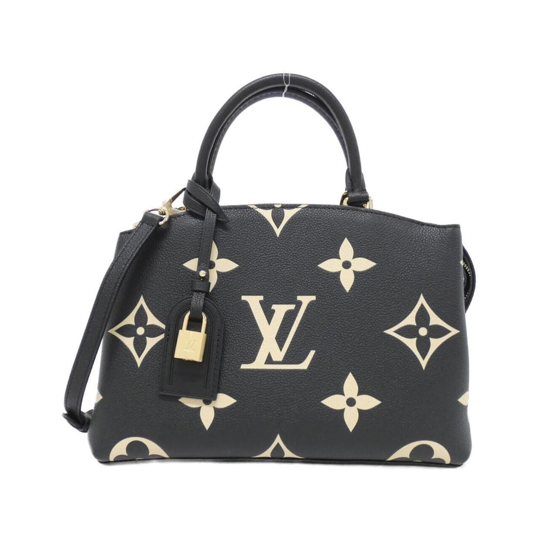 Louis Vuitton Bicolor Monogram Empreinte Petit Palais PM M58913 Handbag: --- Catalog ---Category: SizeSize (HxWxD): 21cm x 29cm x 12cm / 8.26'' x 11.41'' x 4.72''Category: DesignType: HandbagColor: Beige, Bicolor, BlackGender: WomenMaterial: Leather Category: GeneralMPN: