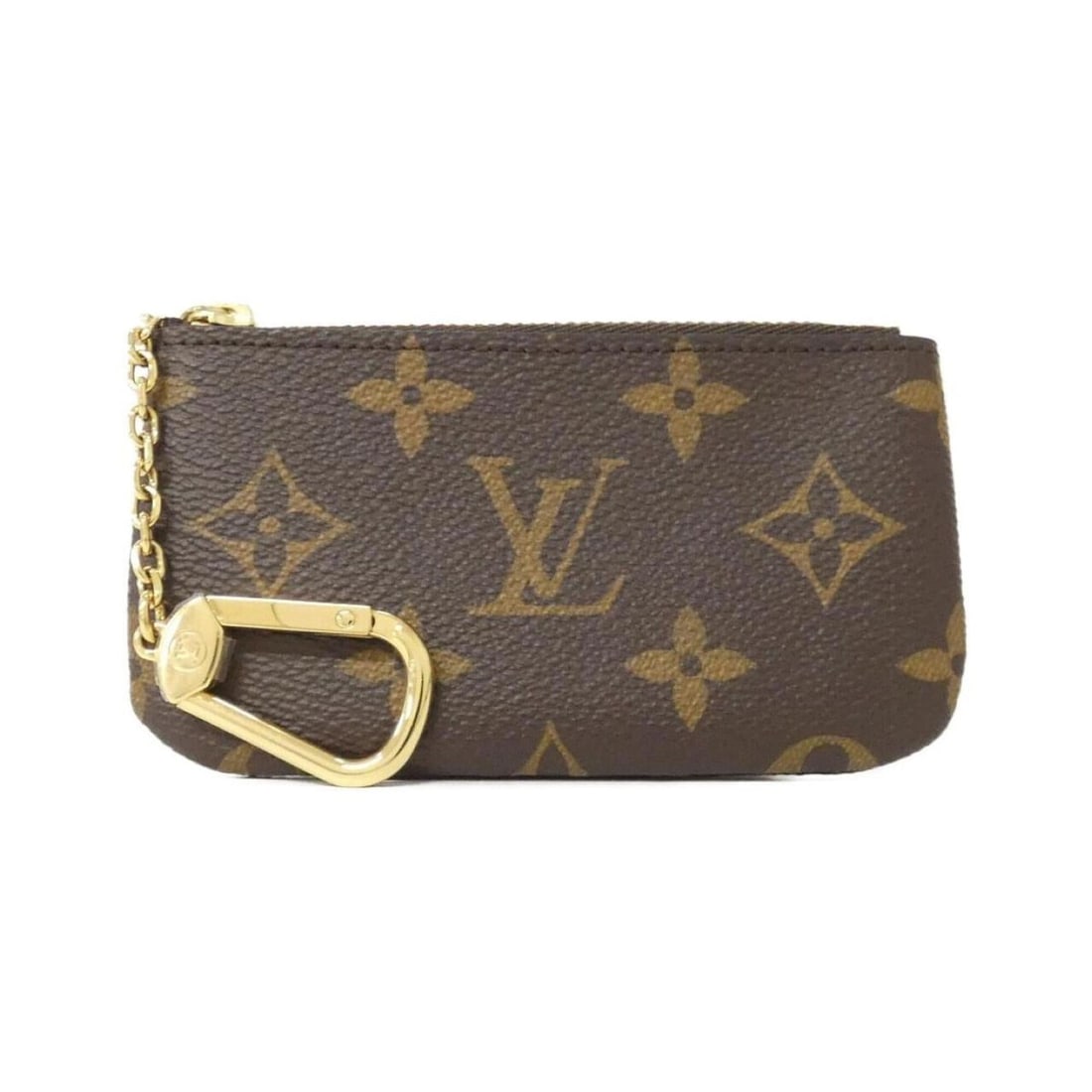 Louis Vuitton Monogram Pochette Clé M62650 Coin & Key Case: --- Catalog ---Category: SizeSize (HxWxD): 7cm x 12cm x 1cm / 2.75'' x 4.72'' x 0.39''Category: DesignColor: Marron, MonogramGender: Women,MenMaterial: Coated canvas Category: GeneralMPN: