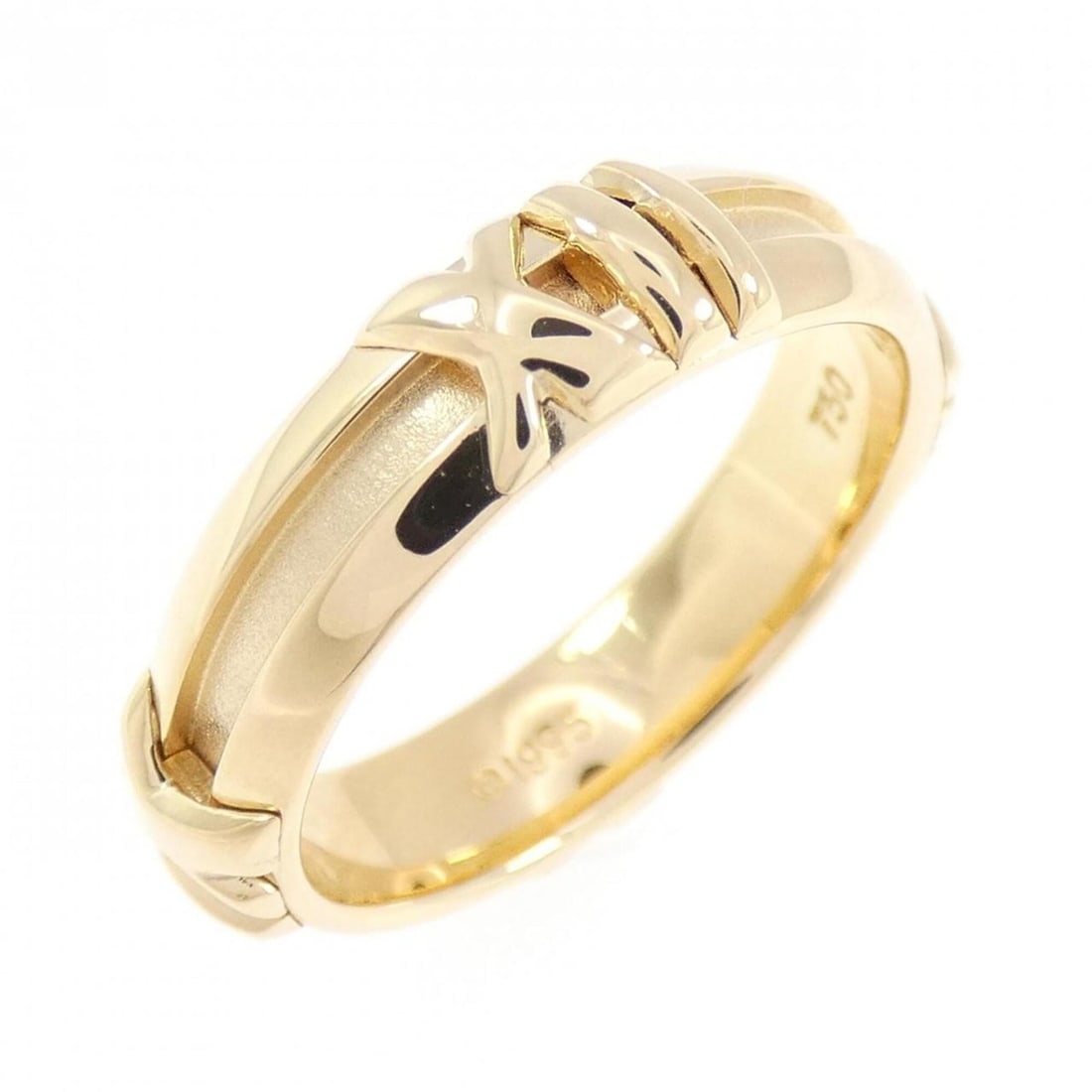 Tiffany & Co. Atlas Numeric Ring: --- Catalog ---Category: SizeJP Size: 9US Size: 5Category: DesignColor: Yellow goldGender: WomenMaterial: Yellow gold (18K)Category: GeneralBrand: Tiffany--- Item List ---Section: ConditionRanking: Ra