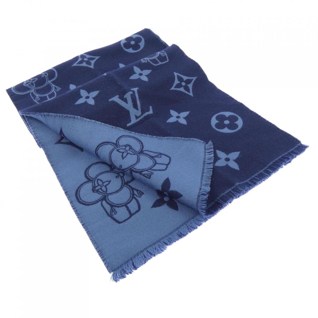 Louis Vuitton Echarpe Monogram Vivienne M77129 Scarf (1 of 20)