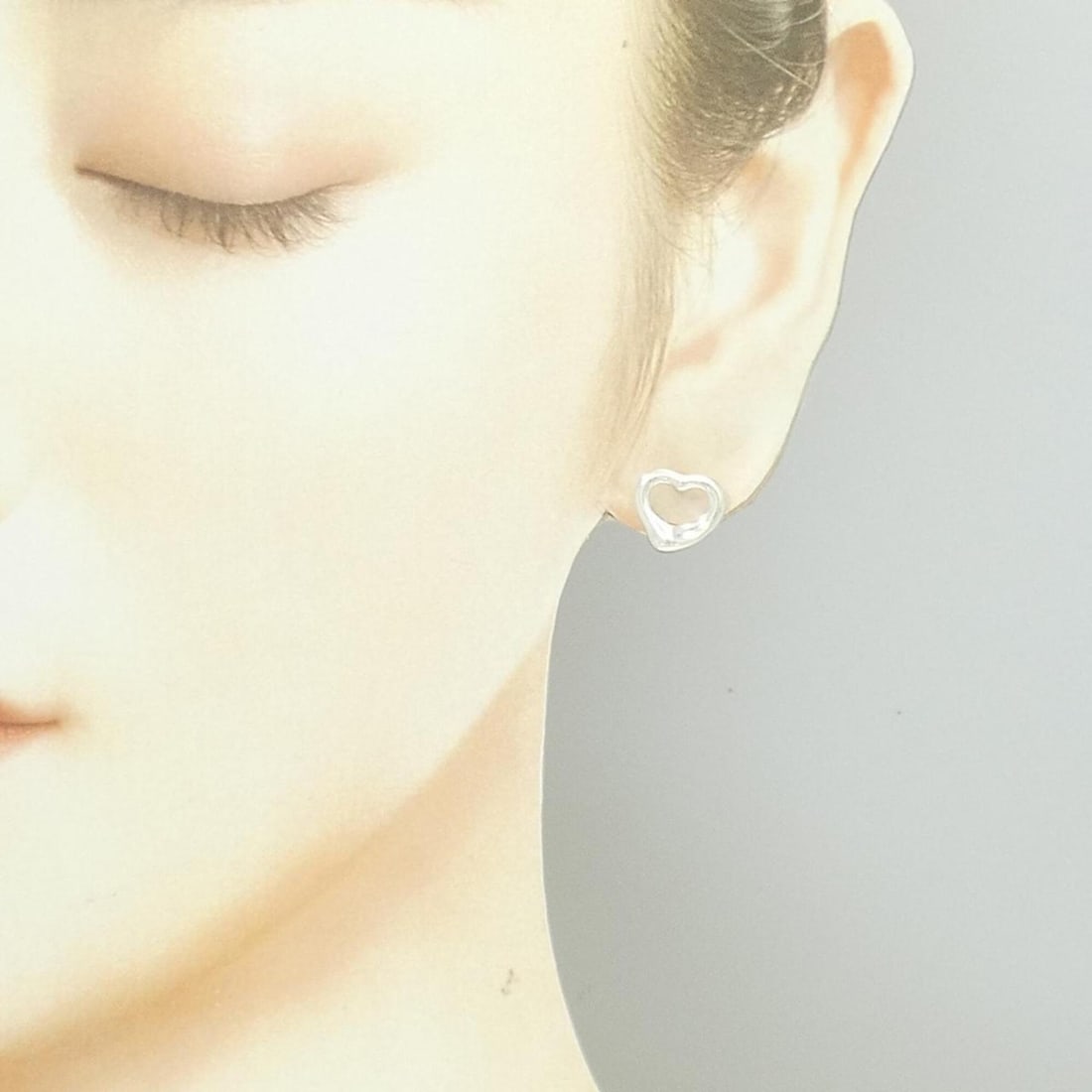 Tiffany Open Heart Earrings - 4