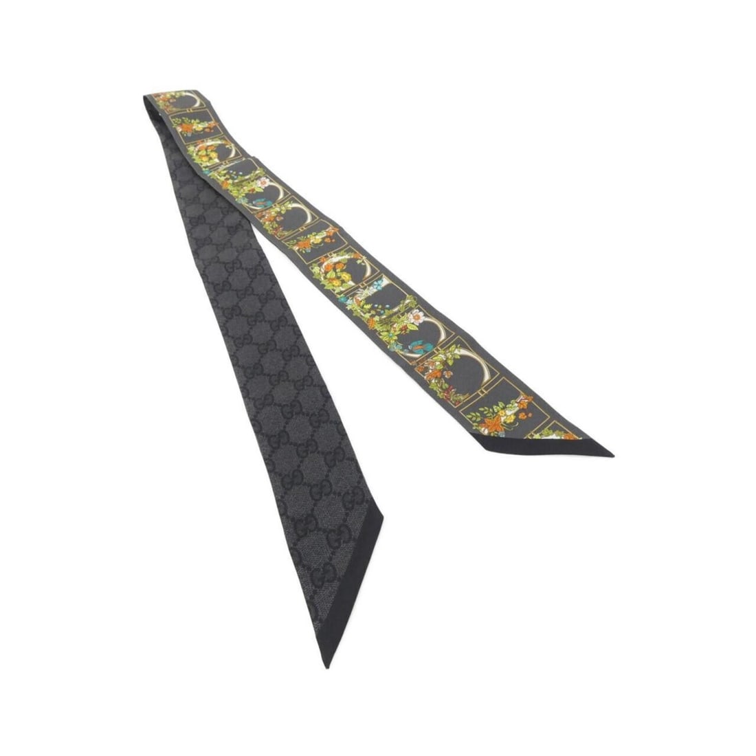 Gucci 777352 3G001 Scarf/Muffler: --- Catalog ---Category: SizeSize (LxW): 6cm x 1.2m / 2.36'' x 47.24''Category: DesignType: ScarfColor: BlackGender: Men,WomenCategory: GeneralMPN: 777352 3G001Brand: Gucci--- Item List ---Section: