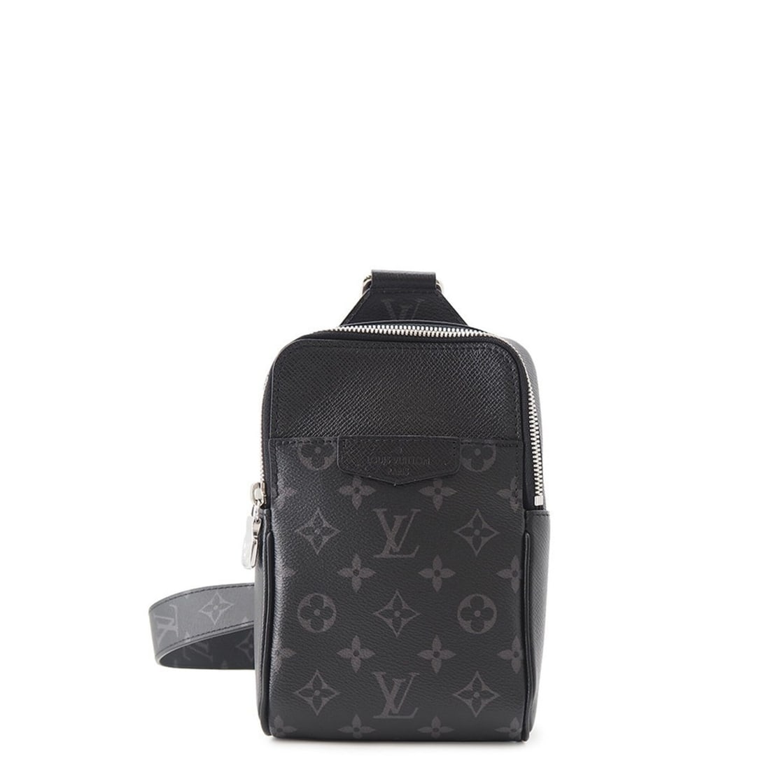 Louis Vuitton Monogram Eclipse Taiga Outdoor Sling Bag M30741 Black (Taigarama) - Handbag for Men (1 of 13)