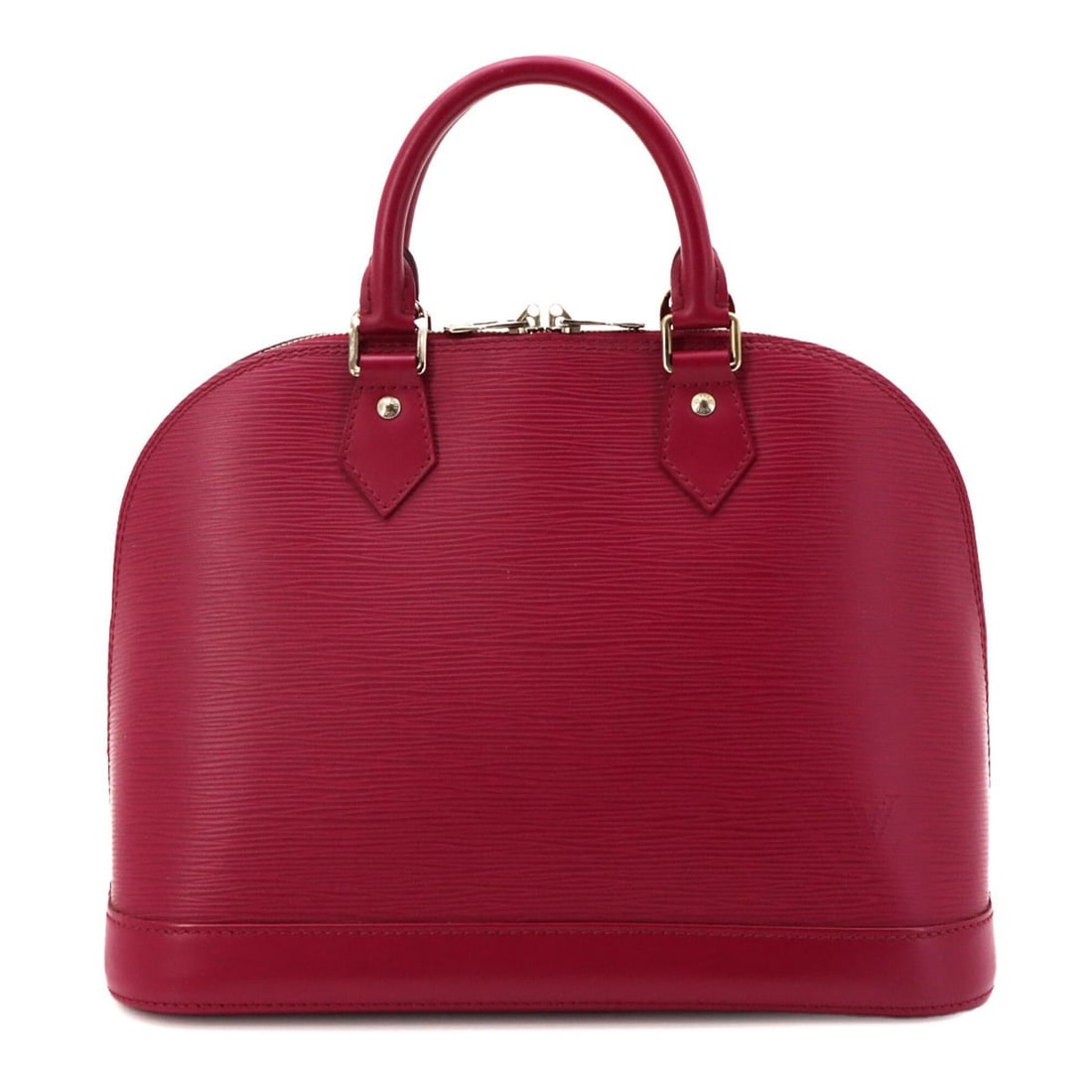Louis Vuitton Epi Alma PM Handbag, Leather, Fuchsia, M40490, Silver Hardware: --- Catalog ---Category: SizeSize (HxWxD): 23.5cm x 31cm x 15cm / 9.25'' x 12.2'' x 5.9''Category: DesignType: HandbagColor: FuchsiaGender: WomenMaterial: Epi leather Hardware Color: SilverCategory: G