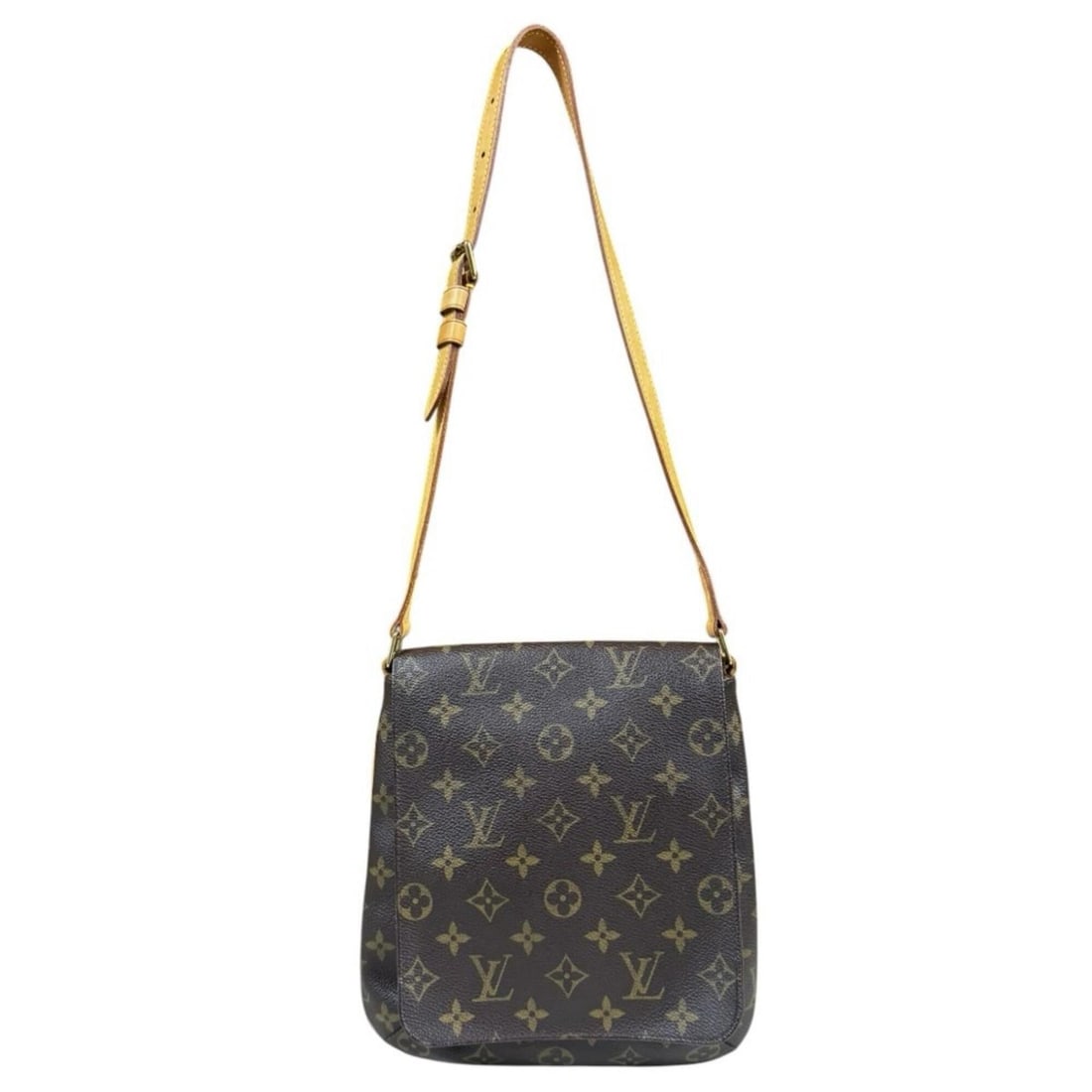 Louis Vuitton Musette Salsa Short Monogram Shoulder Bag, Canvas M51258 Brown, Women's LOUIS VUITTON: --- Catalog ---Category: SizeSize (HxWxD): 23cm x 22cm x 5cm / 9.05'' x 8.66'' x 1.96''Category: DesignType: Shoulder bagColor: BrownGender: WomenMaterial: Monogram , Canvas Category: GeneralMPN: M512