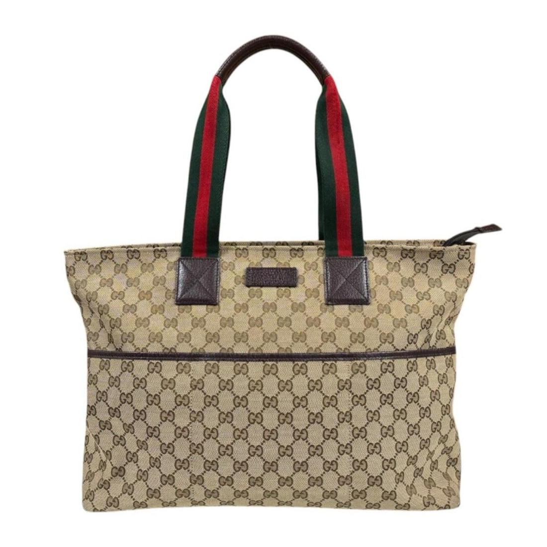 Gucci Mother's Bag, Sherry Line Tote GG Canvas 155524, Beige, Women's GUCCI: --- Catalog ---Category: SizeSize (HxWxD): 28cm x 44cm x 14cm / 11.02'' x 17.32'' x 5.51''Category: DesignType: Tote bagColor: Beige, BrownGender: WomenMaterial: GG canvas Category: GeneralMPN: 155524