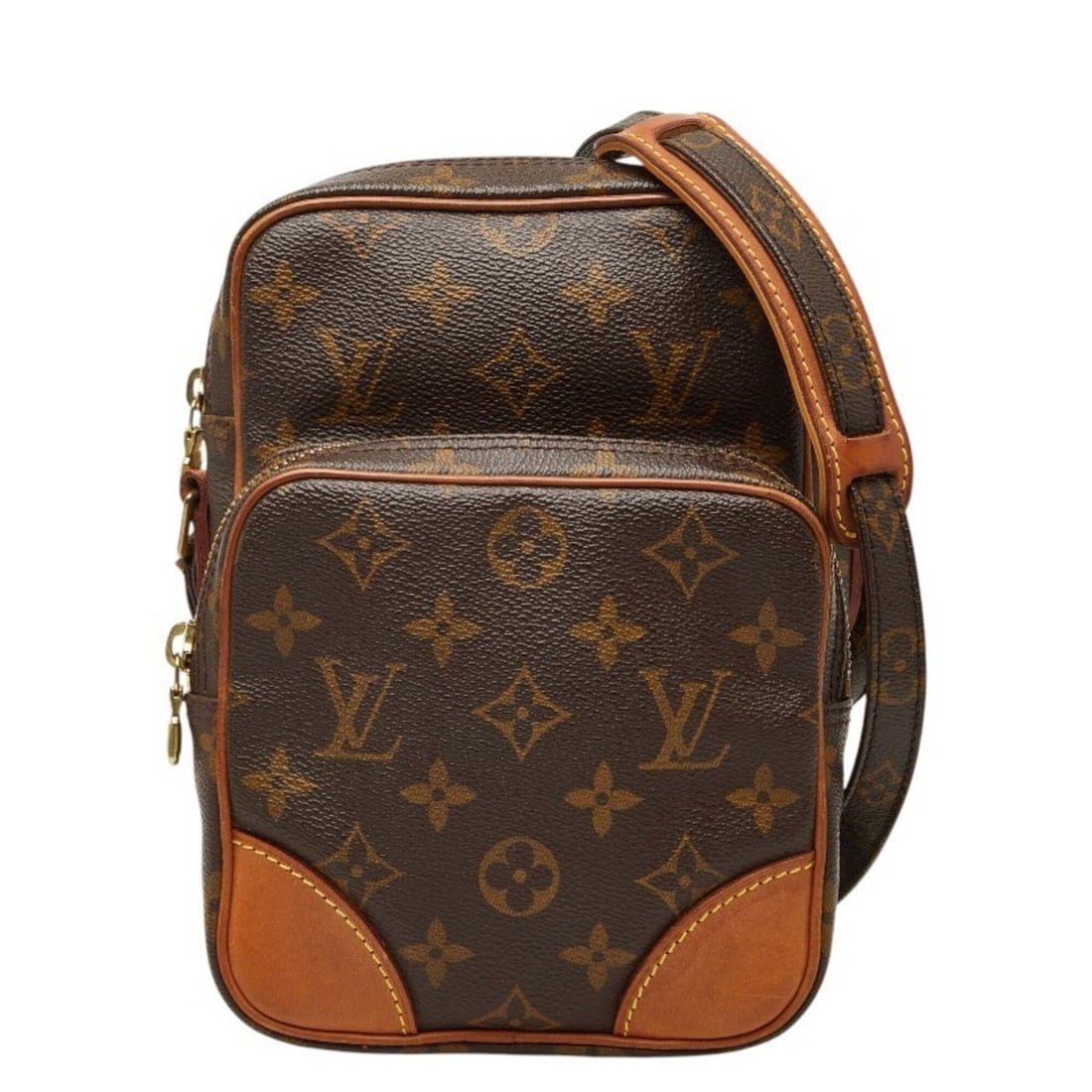 Louis Vuitton Monogram Amazon Crossbody Shoulder Bag M45236 Brown Leather Women's LOUIS VUITTON: --- Catalog ---Category: SizeStrap Drop: 53cm / 20.86''Size (HxWxD): 22cm x 15cm x 9cm / 8.66'' x 5.9'' x 3.54''Category: DesignType: Shoulder bagColor: BrownGender: WomenClosure: ZipperMaterial: PVC 