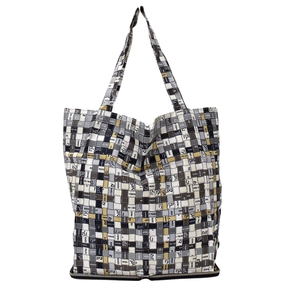 Hermes HERMES handbag, women's brand tote bag, Silky Pop, silk buffalo skipper, black, eco foldable.: --- Catalog ---Category: SizeSize (HxWxD): 33cm x 24cm x 14cm / 12.99'' x 9.44'' x 5.51''Category: DesignType: Eco-bag, Handbag, Tote bagColor: BlackGender: WomenMaterial: Silk , Buffle skipper
