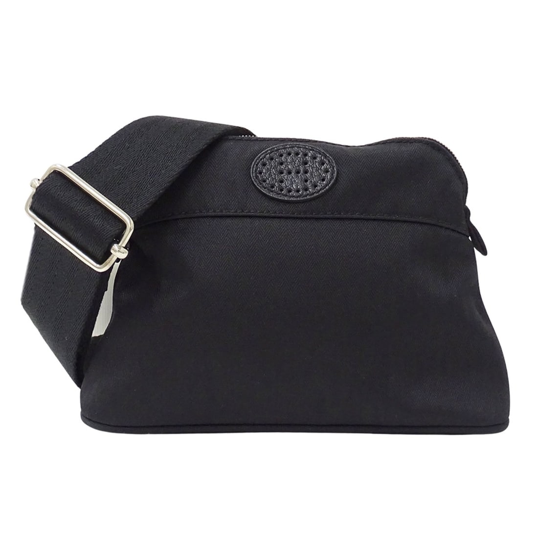 Hermes HERMES handbag for women and men, brand body bag, waist Bolide Ceinture Golf Toile Chevron: --- Catalog ---Category: SizeSize (HxWxD): 14cm x 19.5cm x 7cm / 5.51'' x 7.67'' x 2.75''Category: DesignType: Handbag, Sling bagColor: BlackGender: Men,WomenMaterial: Toile chevron Category: GeneralB