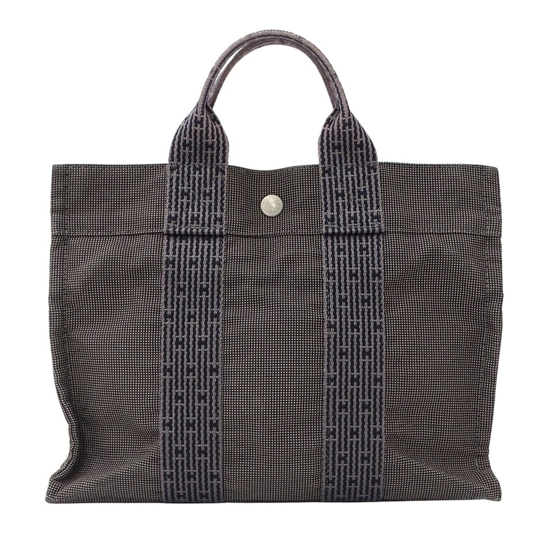 Hermes HERMES handbag for women and men, brand tote bag, handbag, Herline canvas, black.: --- Catalog ---Category: SizeSize (HxWxD): 22cm x 30cm x 8.5cm / 8.66'' x 11.81'' x 3.34''Category: DesignType: Handbag, Tote bagColor: BlackGender: Men,WomenMaterial: Canvas Category: GeneralBrand: