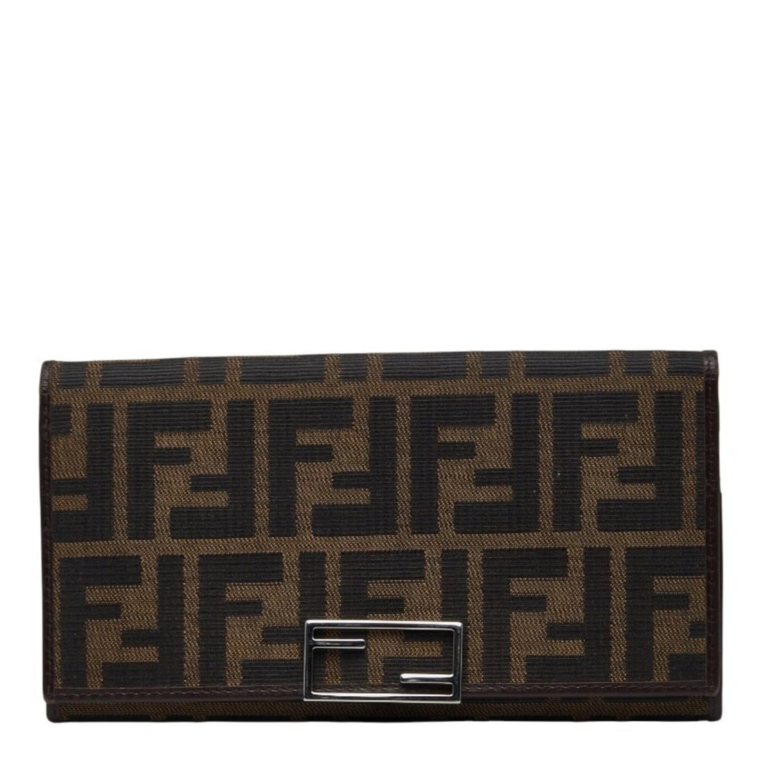 Fendi Zucca Long Wallet 15828 Brown Canvas Leather Women's FENDI: --- Catalog ---Category: SizeSize (HxWxD): 10.5cm x 19cm x 1cm / 4.13'' x 7.48'' x 0.39''Category: DesignType: Long wallet (bi-fold)Color: BrownGender: WomenMaterial: Canvas , Leather Category: