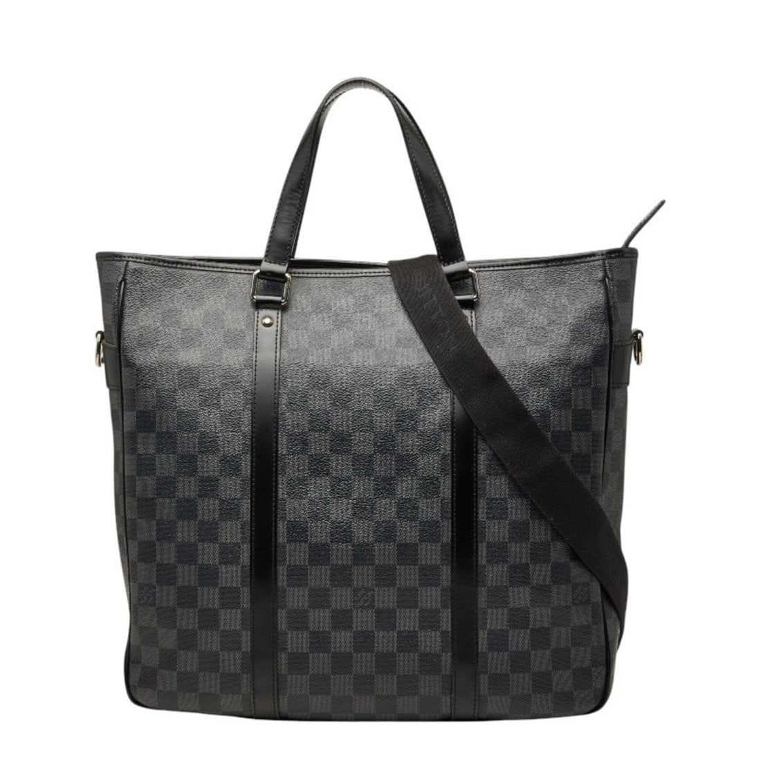 Louis Vuitton Damier Graphite Tadao Handbag Shoulder Bag 2WAY N51192 Black Gray Leather Men's LOUIS: --- Catalog ---Category: SizeStrap Drop: 78cm / 30.7''Handle Drop: 13.00cm / 5.12''Size (HxWxD): 35cm x 42cm x 11cm / 13.77'' x 16.53'' x 4.33''Category: DesignType: Shoulder bagColor: Black, GrayGend
