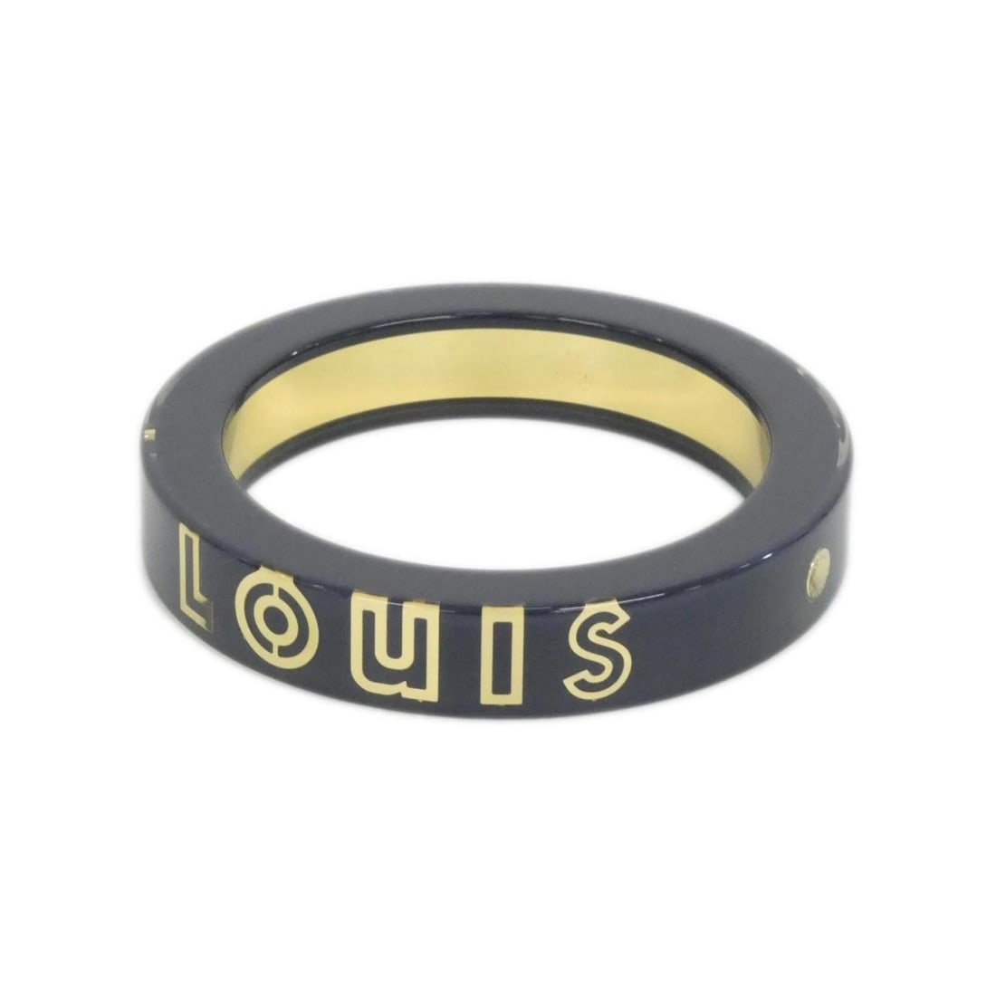 Louis Vuitton Bangle M Bracelet: --- Catalog ---Category: SizeLength: 20.5cm / 8.07''Category: DesignType: BangleColor: Blue, NavyGender: Women,MenCategory: GeneralBrand: Louis Vuitton--- Item List ---Section: ConditionRanking: Rank
