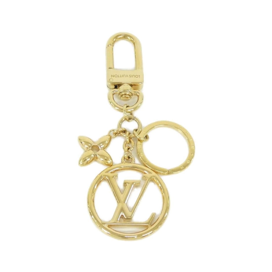 Louis Vuitton Accessory Bag Charm LV Circle M01653 Keyring: --- Catalog ---Category: DesignType: Handbag charmColor: GoldGender: Women,MenCategory: GeneralMPN: M01653Brand: Louis Vuitton--- Item List ---Section: ConditionRanking: Rank A Used - A few traces of